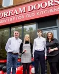 Family Working Together For Dream Doors